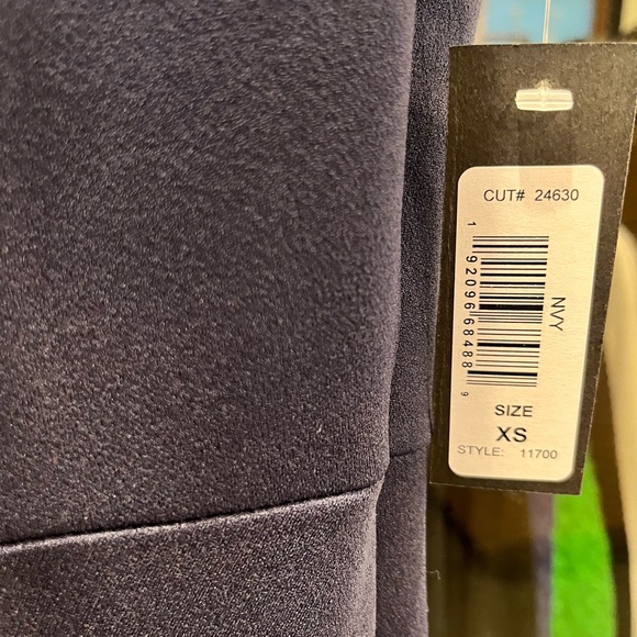 NWT Jump One-Shoulder Slim-Fitting Scuba-Crepe Sheath Mini Short Dress Navy XS - Picture 4 of 6